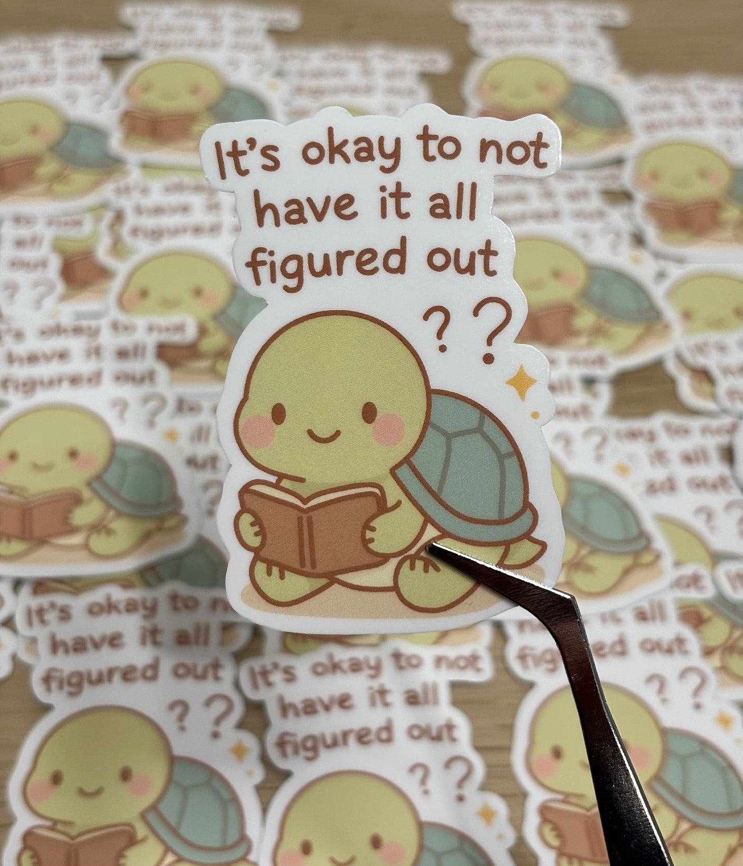*Oopsies Version* It's okay to not have it all figured out sticker